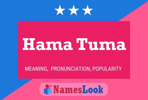 Hama Tuma Namensposter