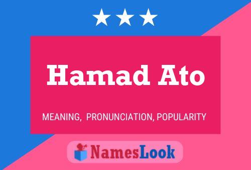 Hamad Ato Namensposter