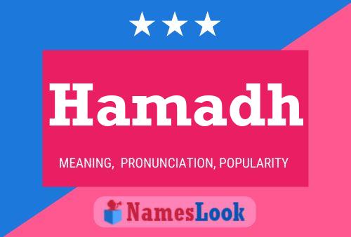 Hamadh Namensposter