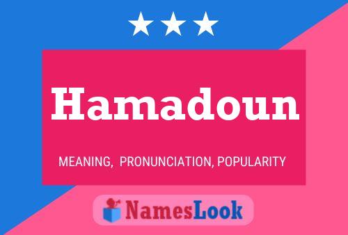 Hamadoun Namensposter