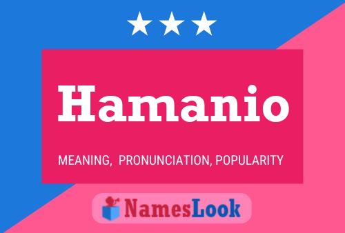 Hamanio Namensposter