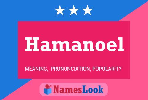 Hamanoel Namensposter