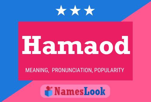 Hamaod Namensposter