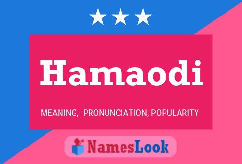 Hamaodi Namensposter