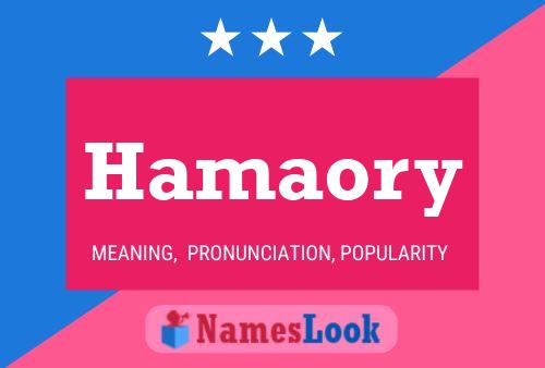 Hamaory Namensposter