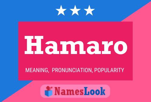 Hamaro Namensposter