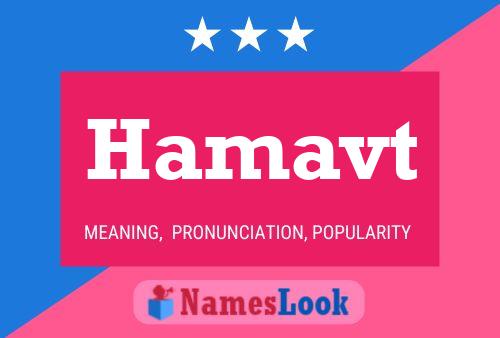 Hamavt Namensposter