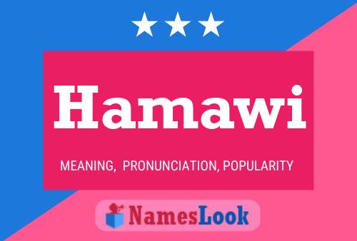 Hamawi Namensposter