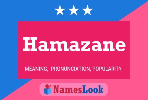 Hamazane Namensposter