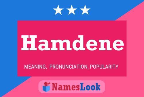 Hamdene Namensposter