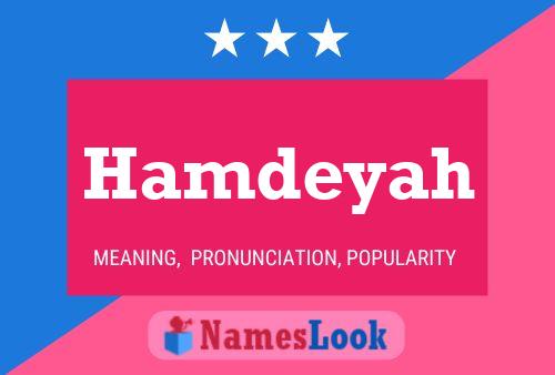 Hamdeyah Namensposter