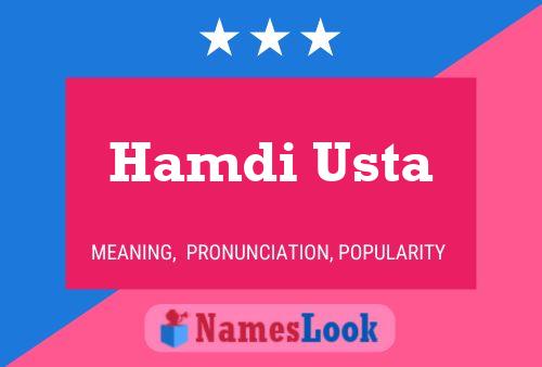 Hamdi Usta Namensposter