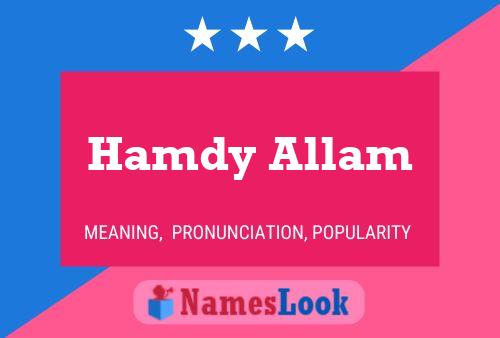 Hamdy Allam Namensposter