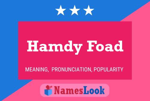 Hamdy Foad Namensposter