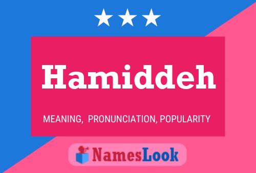 Hamiddeh Namensposter