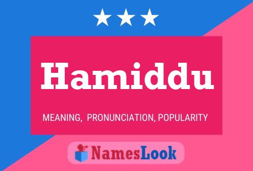 Hamiddu Namensposter