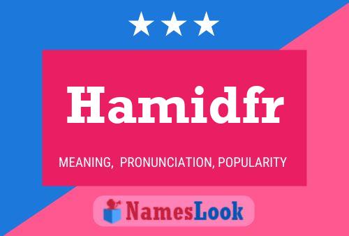 Hamidfr Namensposter