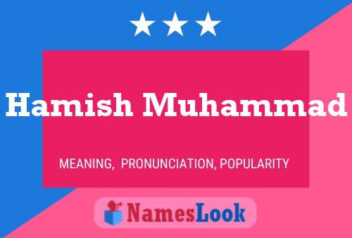 Hamish Muhammad Namensposter