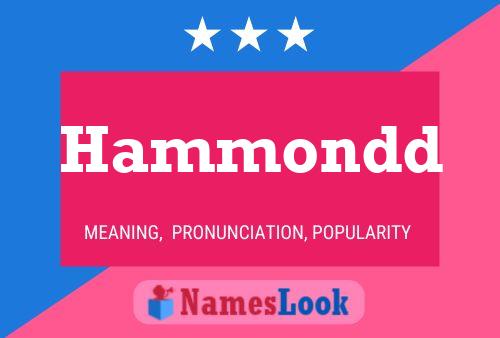 Hammondd Namensposter