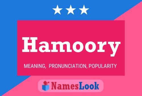 Hamoory Namensposter