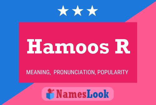 Hamoos R Namensposter