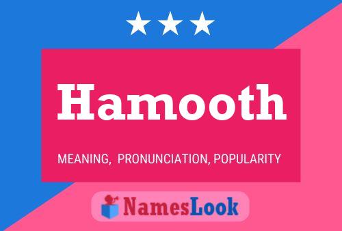 Hamooth Namensposter