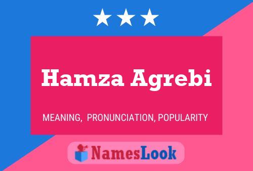 Hamza Agrebi Namensposter