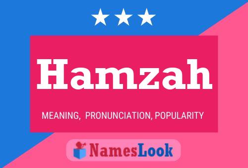 Hamzah Namensposter