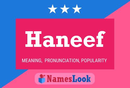 Haneef Namensposter