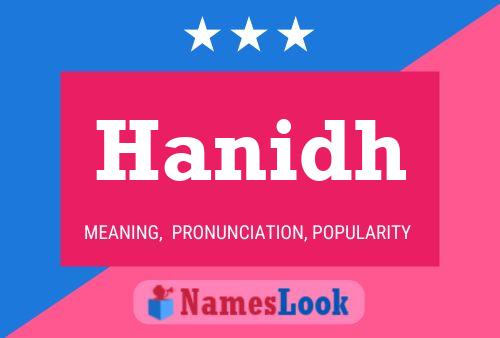 Hanidh Namensposter