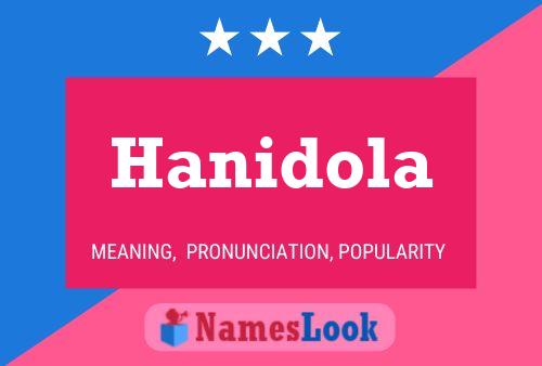 Hanidola Namensposter