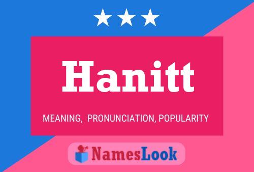 Hanitt Namensposter