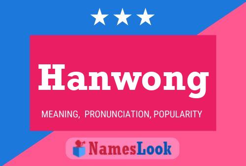 Hanwong Namensposter