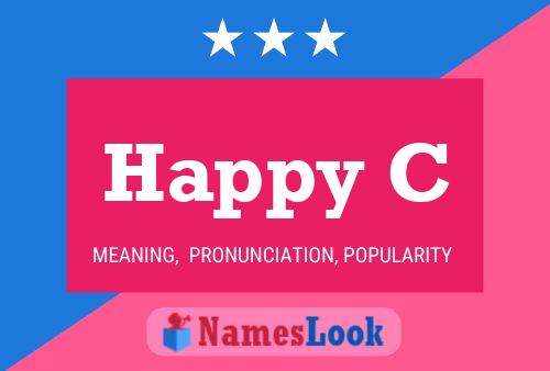 Happy C Namensposter