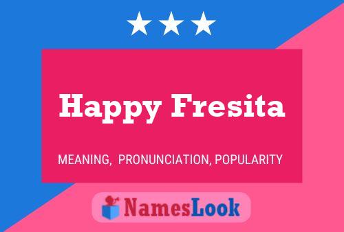 Happy Fresita Namensposter