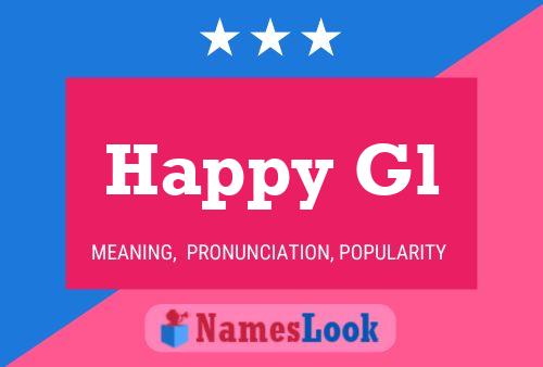 Happy Gl Namensposter