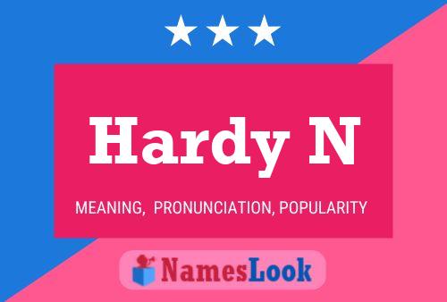 Hardy N Namensposter