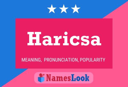 Haricsa Namensposter