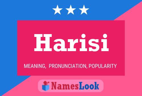 Harisi Namensposter