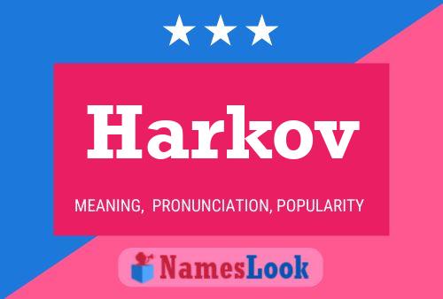 Harkov Namensposter