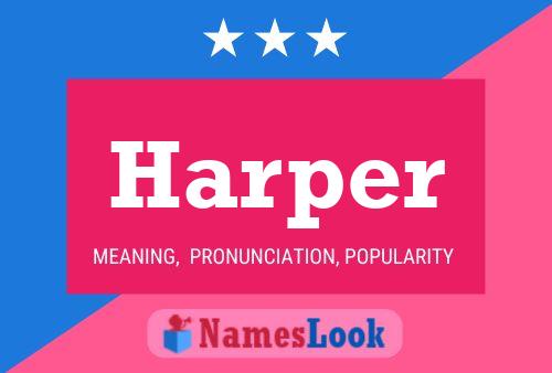 Harper Namensposter