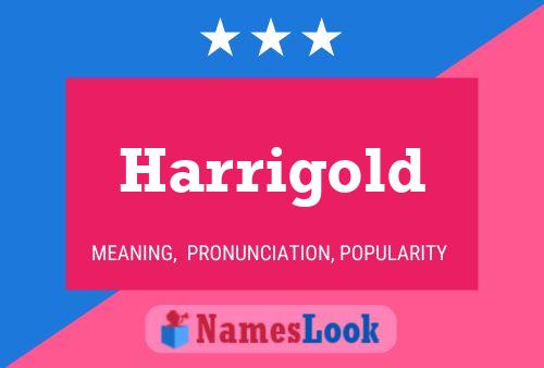 Harrigold Namensposter