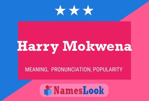 Harry Mokwena Namensposter