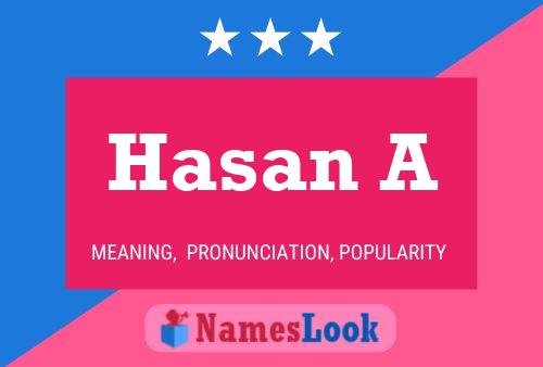 Hasan A Namensposter