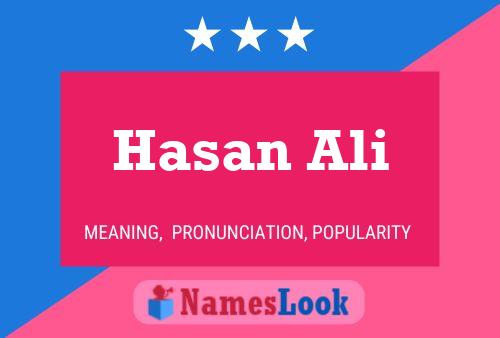 Hasan Ali Namensposter