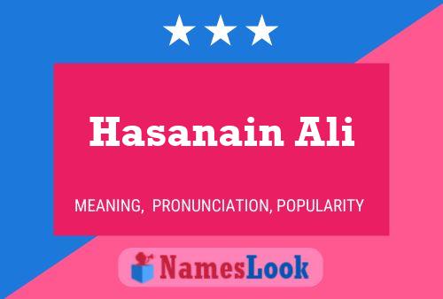 Hasanain Ali Namensposter