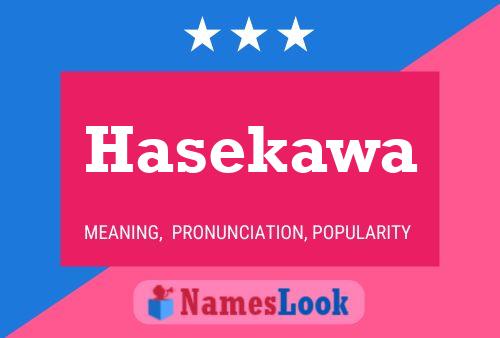 Hasekawa Namensposter