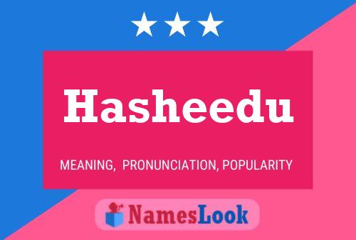 Hasheedu Namensposter