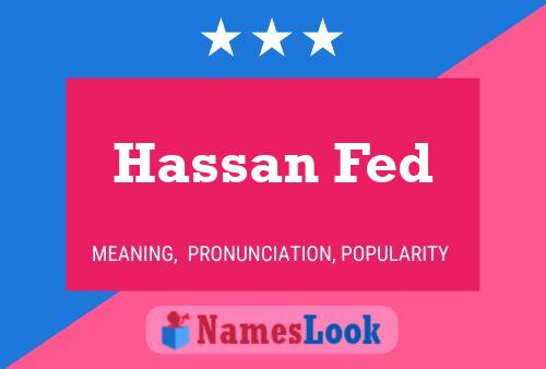 Hassan Fed Namensposter