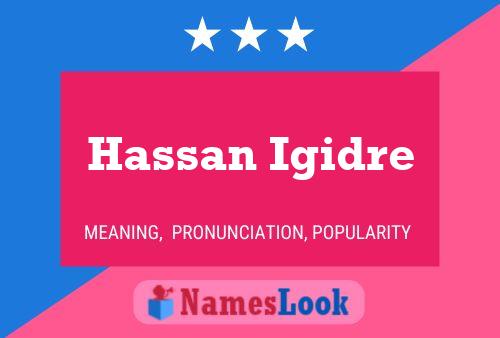 Hassan Igidre Namensposter